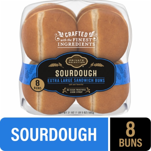 Private Selection® Sourdough Sandwich Buns Extra Large Perspective: front