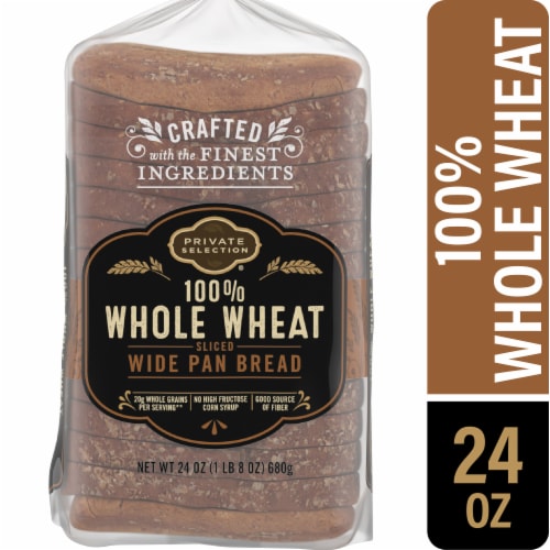 Private Selection® 100% Whole Wheat Bread Perspective: front