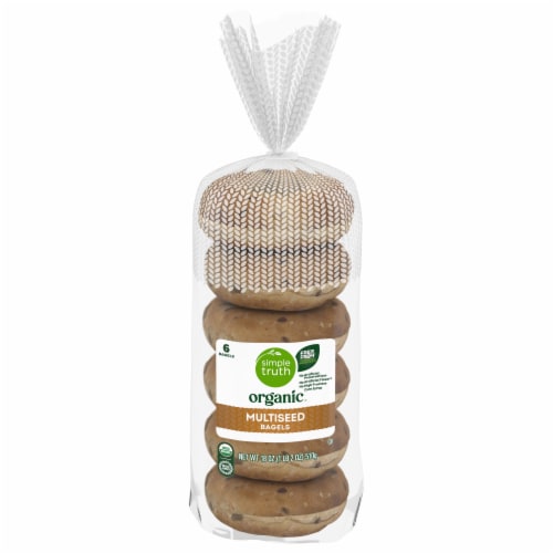 Simple Truth Organic™ Multi-Seed Bagels Perspective: front
