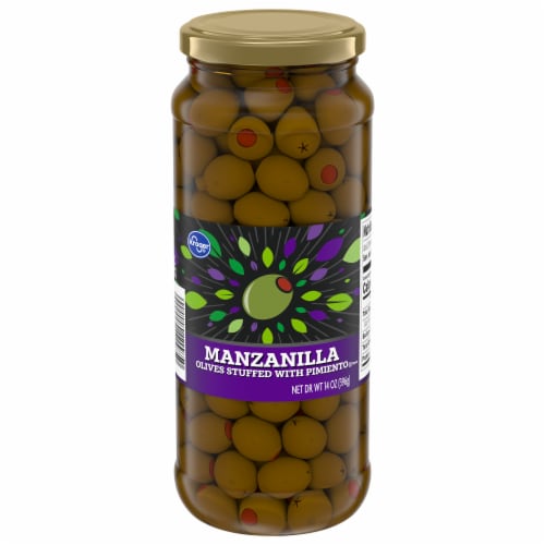 Kroger® Pimiento Stuffed Manzanilla Olives Perspective: front