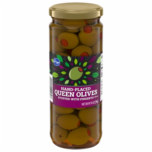 Kroger Queen Olives Stuffed with Pimiento Perspective: front