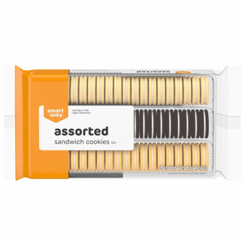 Smart Way™ Assorted Sandwich Cookies Perspective: front