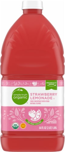 Simple Truth Organic® Strawberry Lemonade Perspective: front