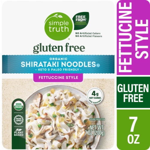 Simple Truth Organic® Keto Fettuccine Style Shirataki Noodles Perspective: front