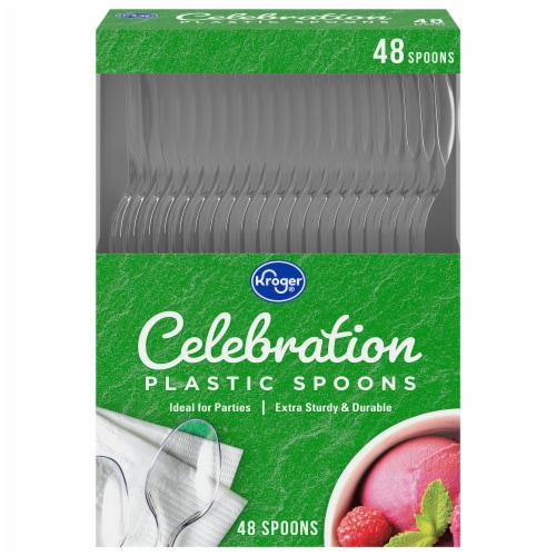 Kroger® Celebration Plastic Spoons Perspective: front