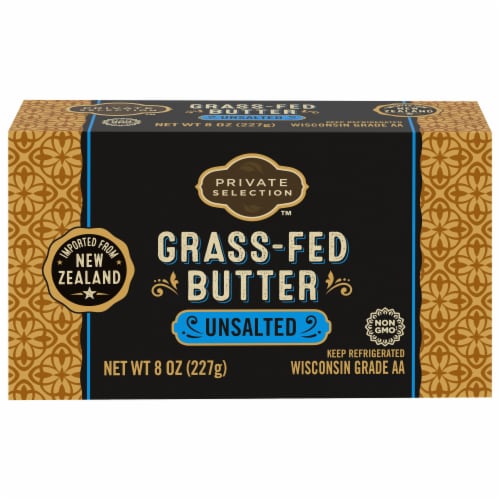 Private Selection™ New Zealand Grass-Fed Unsalted Butter Perspective: front