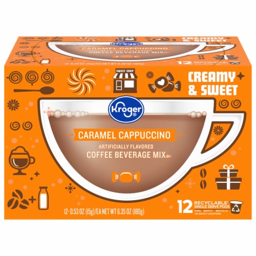 Kroger® Caramel Cappuccino Coffee Pods, 12 ct - Foods Co.