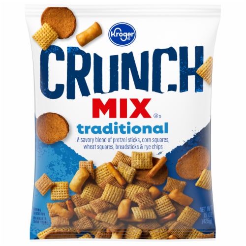 Kroger® Traditional Crunch Snack Mix Perspective: front