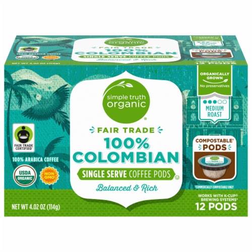 Simple Truth Organic® Colombian Medium Roast Coffee Pods
