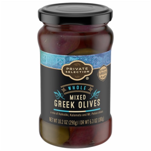 Private Selection Greek Olive Mix Whole Perspective: front