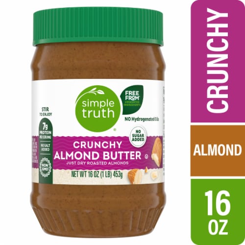 Simple Truth® Almond Butter Crunchy Perspective: front