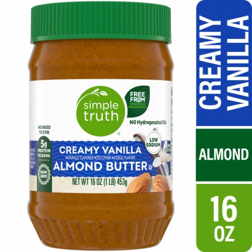 Simple Truth® Vanilla Almond Butter Smooth No Stir Perspective: front