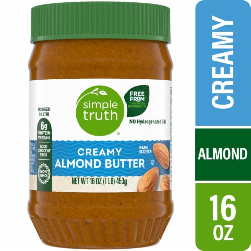 Simple Truth® Almond Butter Smooth No Stir Perspective: front