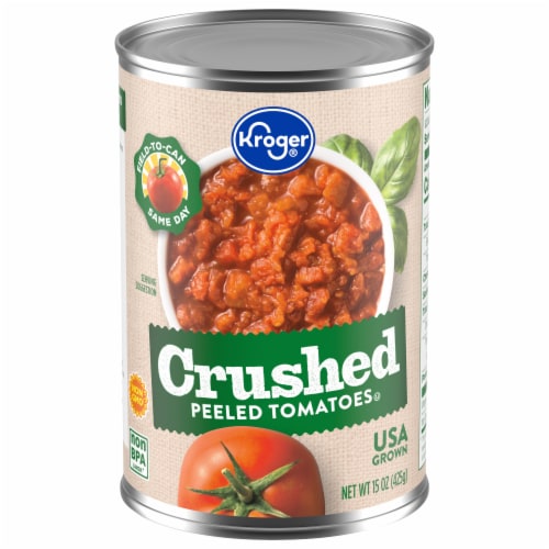 Kroger® Crushed Peeled Tomatoes Perspective: front