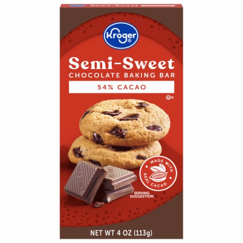 Kroger® Semi-Sweet Chocolate Baking Bar Perspective: front