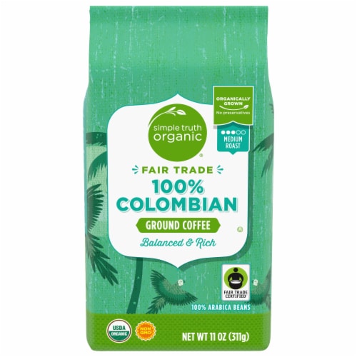 Simple Truth Organic® 100% Colombian Medium Roast Ground Coffee Perspective: front