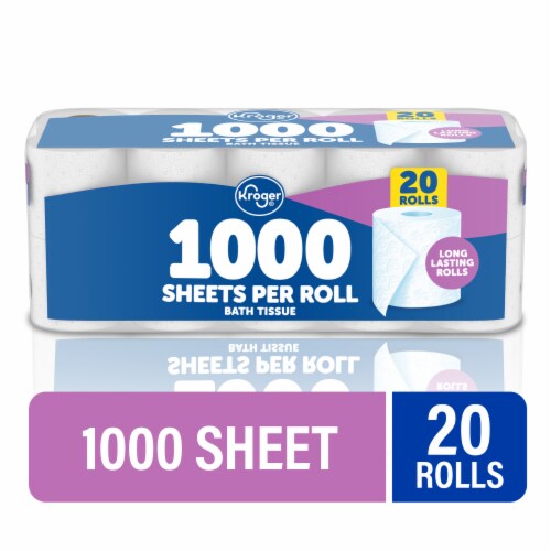 Scott 1000 Regular Rolls 1 Ply Toilet Paper, 12 ct - Kroger