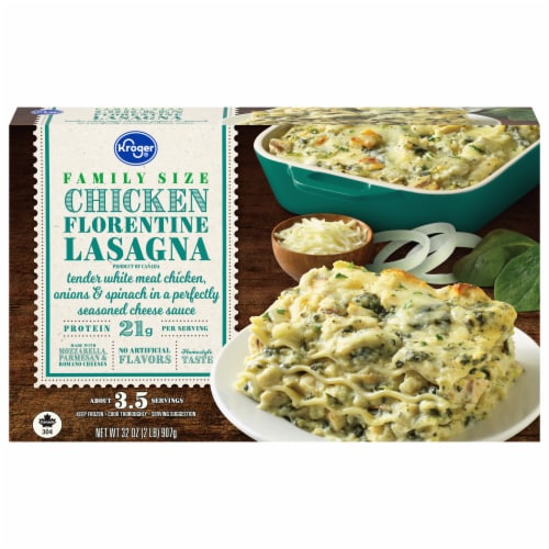 Kroger® Chicken Florentine Lasagna Perspective: front