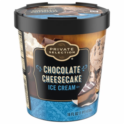Private Selection® Chocolate Cheesecake Ice Cream Pint, 16oz - Kroger