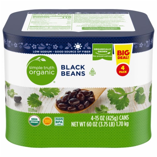 Simple Truth Organic™ Black Beans Perspective: front