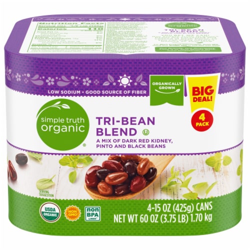 Simple Truth Organic® Tri-Bean Blend Perspective: front