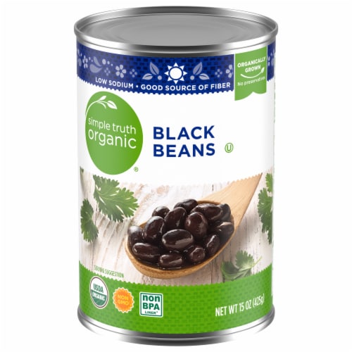Simple Truth Organic® Black Beans Perspective: front