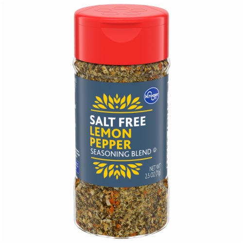 Dash Seasoning Blend, Salt-Free, Lemon Pepper - 2.5 oz