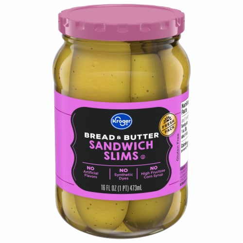 Kroger® Sandwich Slims Pickles Perspective: front