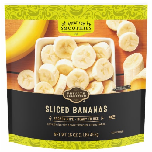 Private Selection® Frozen Sliced Bananas Perspective: front