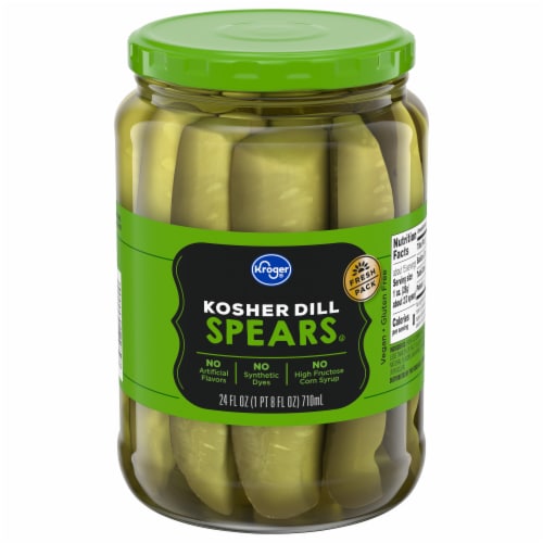 Kroger® Kosher Dill Pickle Spears Perspective: front