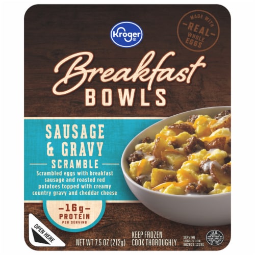 Kroger® Sausage and Gravy Scramble Breakfast Bowl Perspective: front