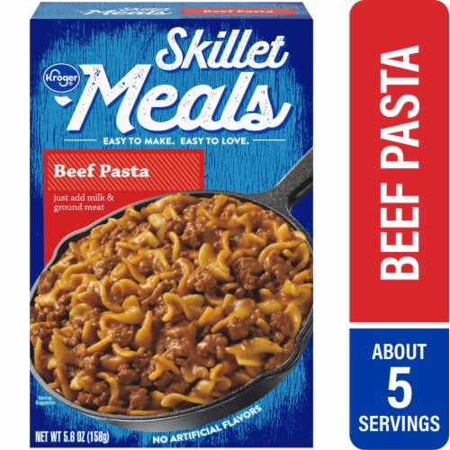Kroger® Skillet Meals Beef Pasta Perspective: front