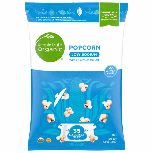 Simple Truth Organic® Low Sodium Popcorn Perspective: front