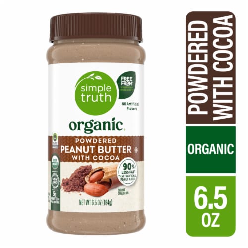 Simple Truth Organic® Powdered Peanut Butter with Cocoa Perspective: front