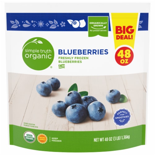 Simple Truth Organic® Frozen Blueberries Perspective: front