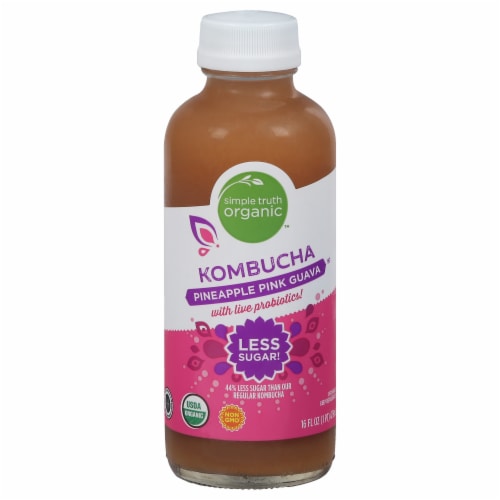 Simple Truth Organic® Pineapple Pink Guava Kombucha