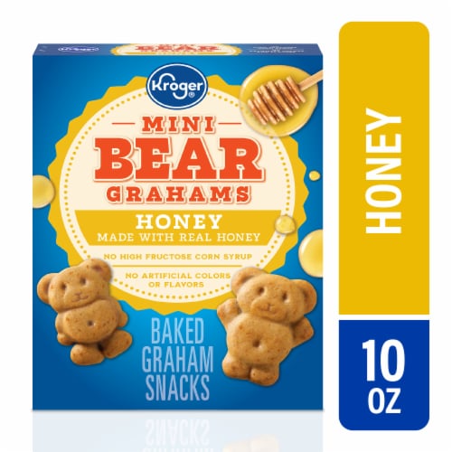 Kroger® Mini Bear Honey Graham Crackers Perspective: front