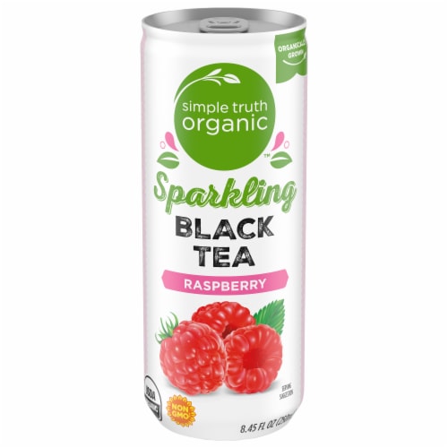 Simple Truth Organic™ Sparkling Black Tea Raspberry Perspective: front