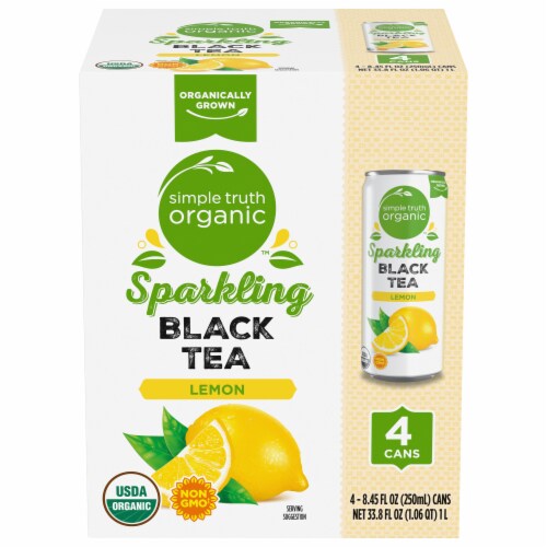 Simple Truth Organic™ Sparkling Lemon Black Tea Perspective: front