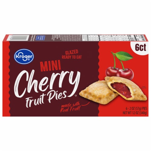 Kroger® Mini Cherry Pies Perspective: front