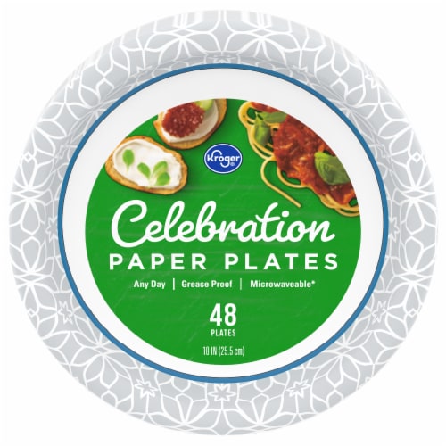 Kroger® Celebration Paper Plates Perspective: front