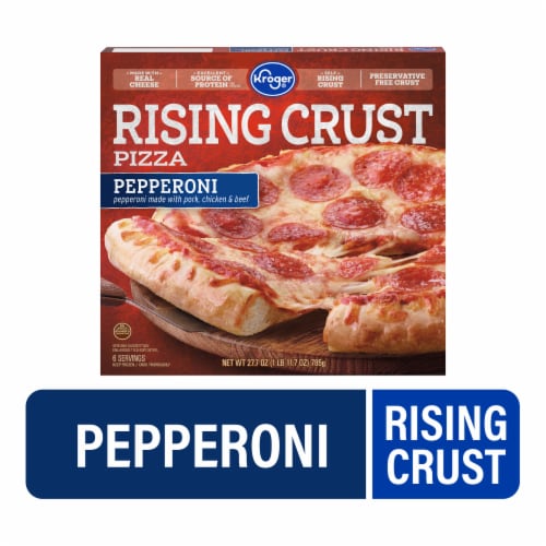 Kroger® Rising Crust Pepperoni Pizza Perspective: front