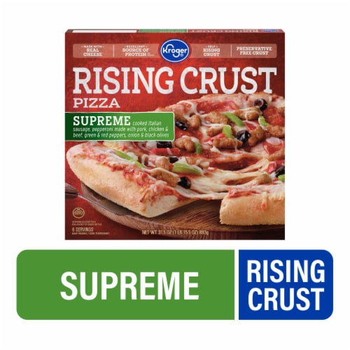 Kroger® Rising Crust Supreme Pizza Perspective: front