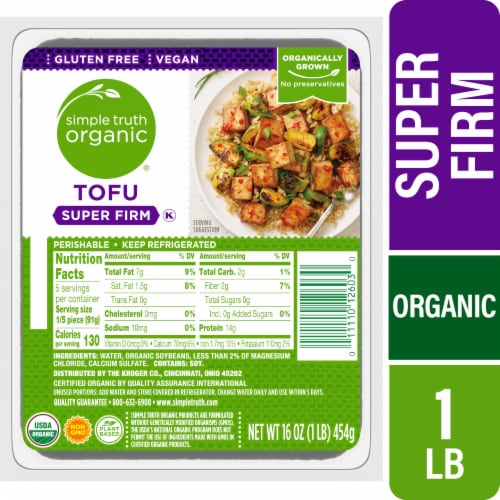 Simple Truth Organic® Super Firm Tofu Perspective: front