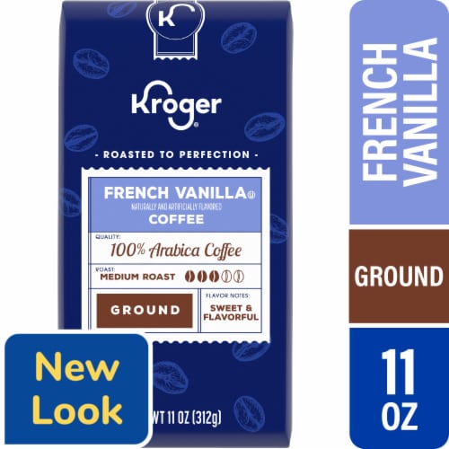 Kroger® French Vanilla Medium Roast Ground Coffee Perspective: front