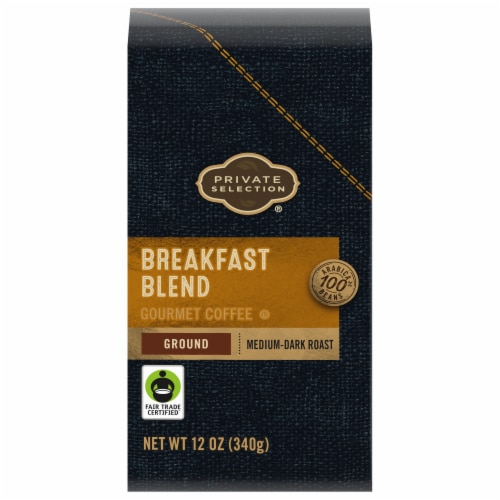 Private Selection® Breakfast Blend Medium-Dark Roast Ground Coffee Perspective: front