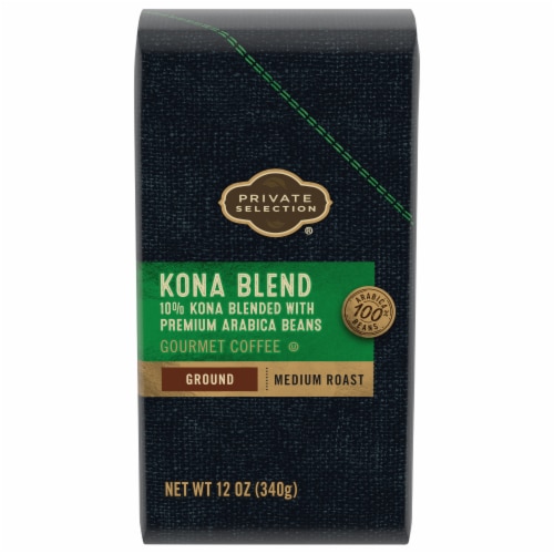 Private Selection® Kona Blend Medium Roast Ground Coffee Perspective: front