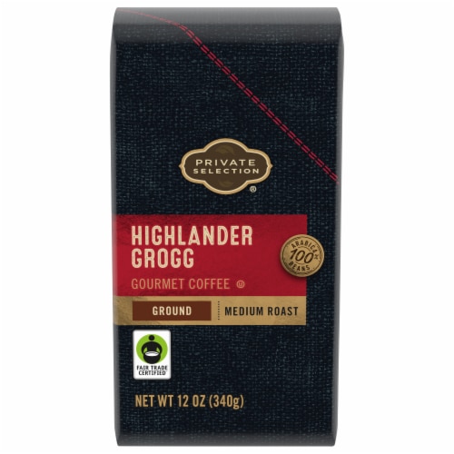 Private Selection® Highlander Grogg Medium Roast Ground Coffee Perspective: front