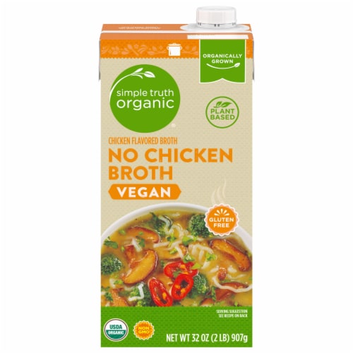 Imagine Foods No-Chicken Broth, Organic, Low Sodium, 32 Oz