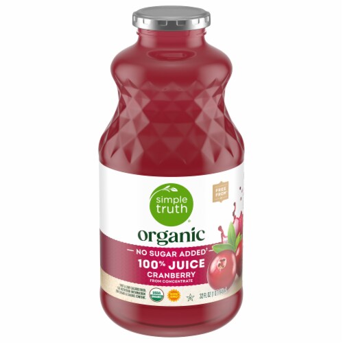 Simple Truth Organic® 100% Cranberry Juice Perspective: front